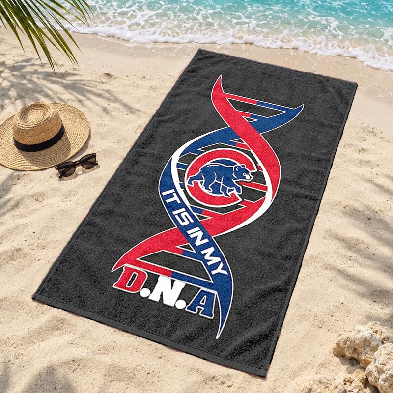 Chicago Cubs Microfiber Beach Towel Quick Dry Sand Free Lightweight Beach Towels for Travel Swimming Camping