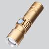 Portable USB Rechargeable Flashlight Mini Handheld Camping Torch Light Lamp
