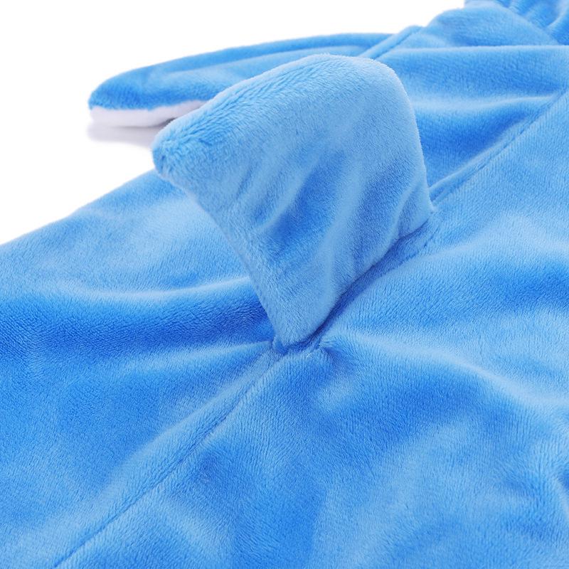 Three-Dimensional Shark Dog Costume for Halloween - Autumn/Winter Pet Apparel