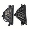 Motorcycle Front LED Turn Signal Left and Right Set for NINJA250 NINJA300 NINJA400 NINJA650 Lights, Recessed, (2013-2022), (2013-2017), (2018-2023),