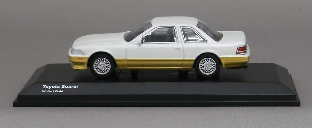 Kyosho Original Toyota Soarer Finished Product Limited Edition 1/64 White/Gold