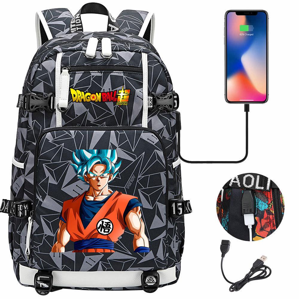 Sun Wukong USB Charging Large Capacity Teen Student Backpack Unisex Casual Travel Rucksack
