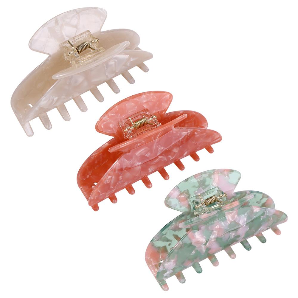 Flower Girls Korean Style Headwear Female Hair Accessories Acetate Hair Clip Plastic Hair Claw
