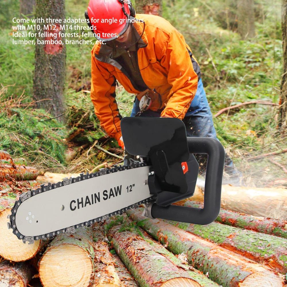 Assembly Electric Chain Saw Stand High Speed Steel Angle Grinder Attachment  Wood Cutting
