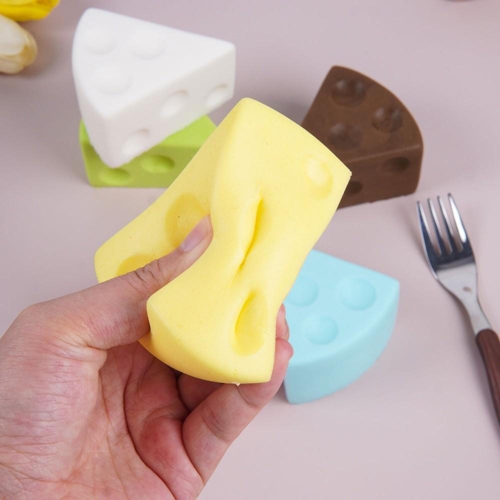 Realistic Cheese Squishy Toy Super Soft Slow Rebound Fidget Toy Cheese Pinch for Kids Adults
