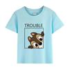 Chip and Dale Kids Tshirts Cartoon Double and Trouble Print Summer Twins Tops Tees Funny Boys Girls Best Friends Shirts