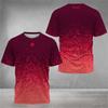 Мужская футболка с градиентным цветом Свободная футболка Повседневная уличная одежда с коротким рукавом Пуловеры Топы оверсайз Футболки Различные варианты