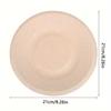 1 комплект/50 шт. Круглая обеденная тарелка, 50 шт. 8-дюймовая одноразовая обеденная тарелка, десертная обеденная тарелка, обеденная тарелка для закусок на свадебный торт