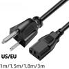 Шнур питания EU/AU Адаптер питания IEC C13 Удлинитель Для компьютера Dell ПК Монитора Принтера HP Проектора Студийного освещения DJ 1 шт.