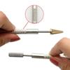 Stainless Steel Leather Edge Oil Pen Double Head Paint Roller Stick Gluing Dye Pen  Leather