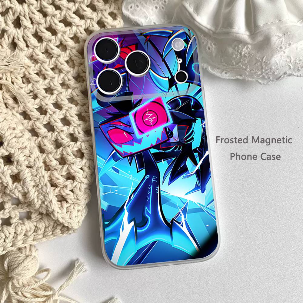 Доверьтесь Нам Чехол VOX H-HazbinS для iPhone 17,16,15,14,13,12,11 Pro,Max,Plus,Mini,Air,E Магнитный Матовый Прозрачный