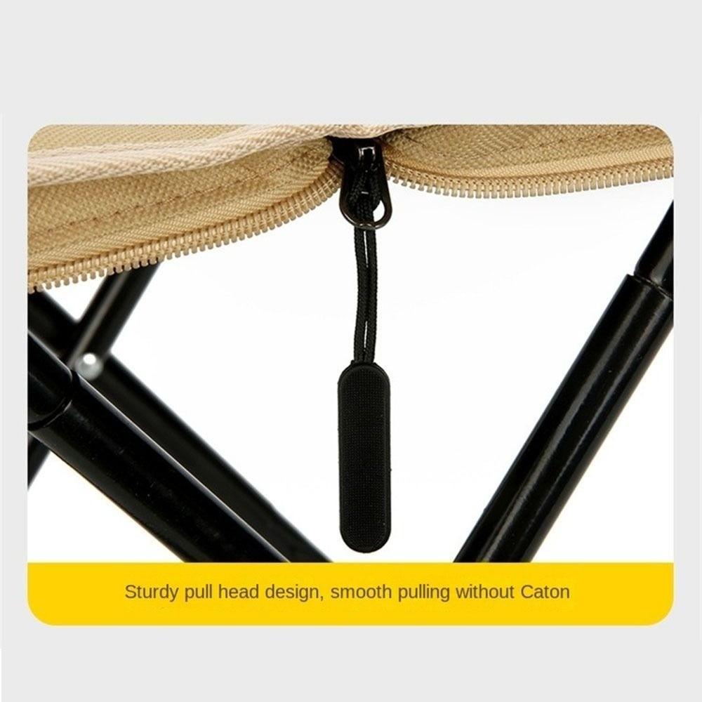 Ultra-light Folding Stool Oxford Cloth Outdoor Picnic Bench Portable Zipper Campstool  Train