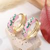 Классические серьги в китайском стиле, китайские серьги-цветы с эмалью, женские украшения для ушей, подарки для женщин, девушек