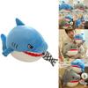 Плюшевая игрушка Акула, поедающая маленькую рыбку, с мягким набивным животным из ПП хлопка для детей и малышей