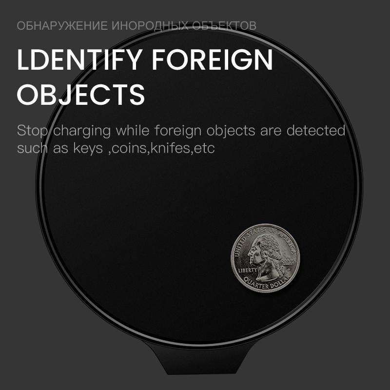 Тонкая беспроводная зарядная панель с USB-кабелем для мобильного телефона