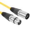1 м 3-контактный XLR «папа» — XLR «мама» балансный акустический кабель для микрофона, сцены, диджея