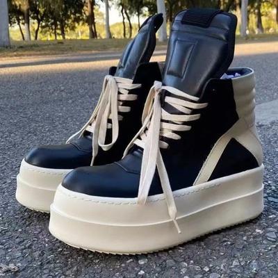 Модная женская обувь 2024 года, женские ботинки на шнуровке, модные повседневные ботинки в тон, женская обувь на платформе больших размеров для женщин