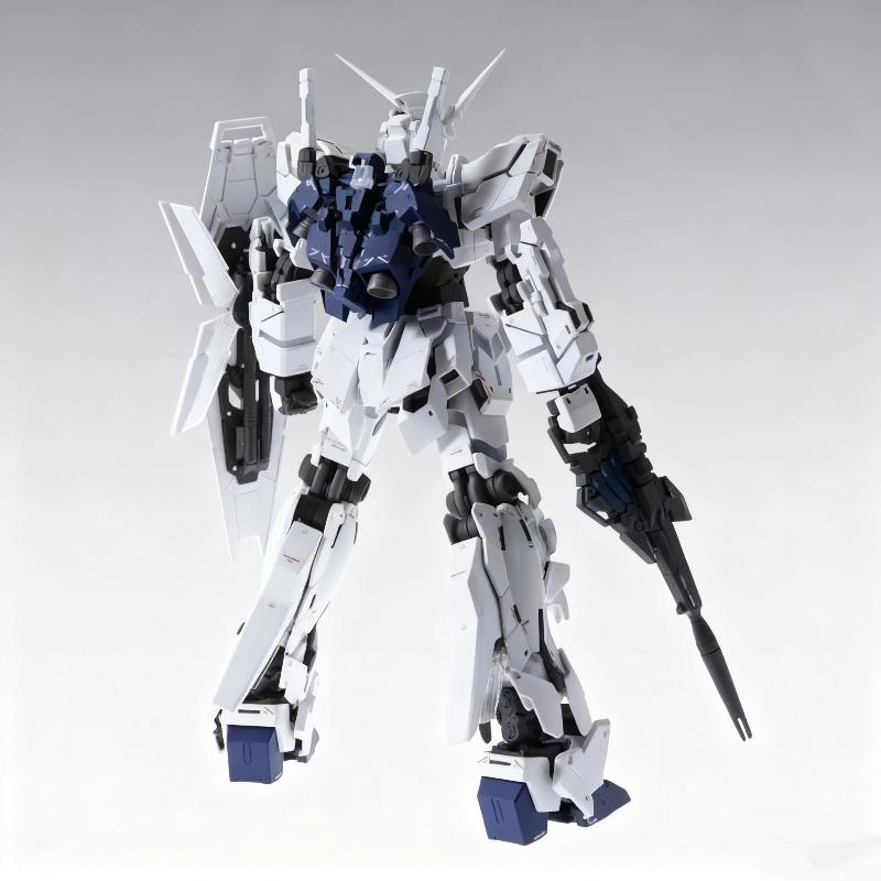 MGEX 1/100 Unicorn Triple Shield Ver Без клетки Без подсветки Сборная модель Набор для сборки Фигурки Действия Версия для ремонта антенны Модные игрушки Подарок