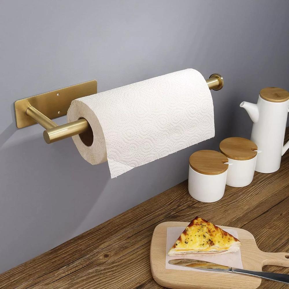 No Drilling Roll Paper Towel Holder Kitchen Toilet Roll Holder Modern Toilet Paper Holder  Toilet
