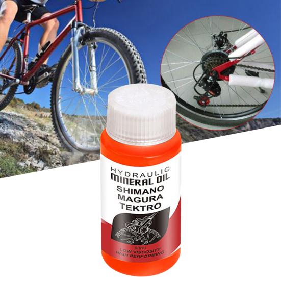60 мл Минеральное масло для тормозной системы велосипеда Жидкость для велоспорта Аксессуар для горного велосипеда