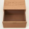 MUJI Stacking 37cm x 28cm x Half 1 Oak Item Number 12381105 Chest, (W) (D) 18.5cm (H), Size, Drawer, Veneer,
