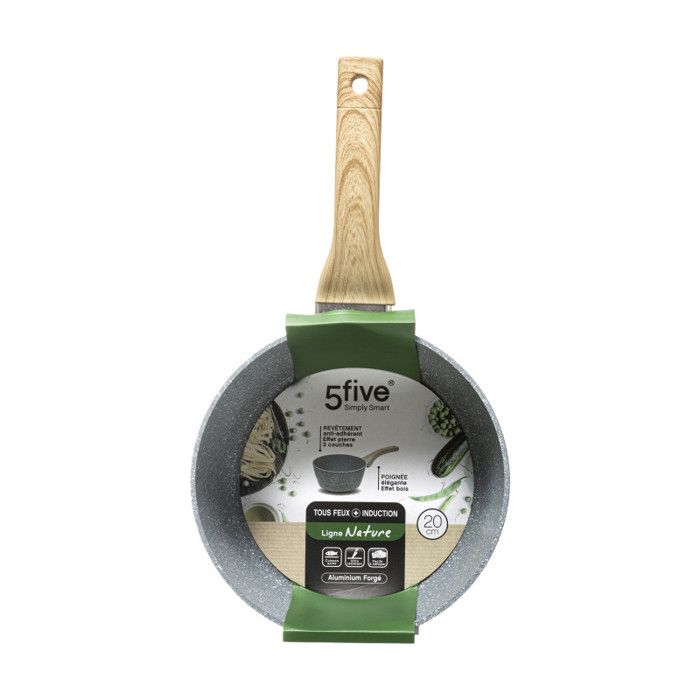 Forged Aluminum Saucepan "Nature Cooking" - Forged Aluminum Saucepan 20 Cm