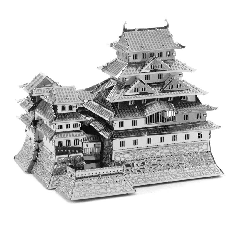 All-Metal Himeji Castle 3D DIY Stainless Steel Jigsaw Puzzle Toy
