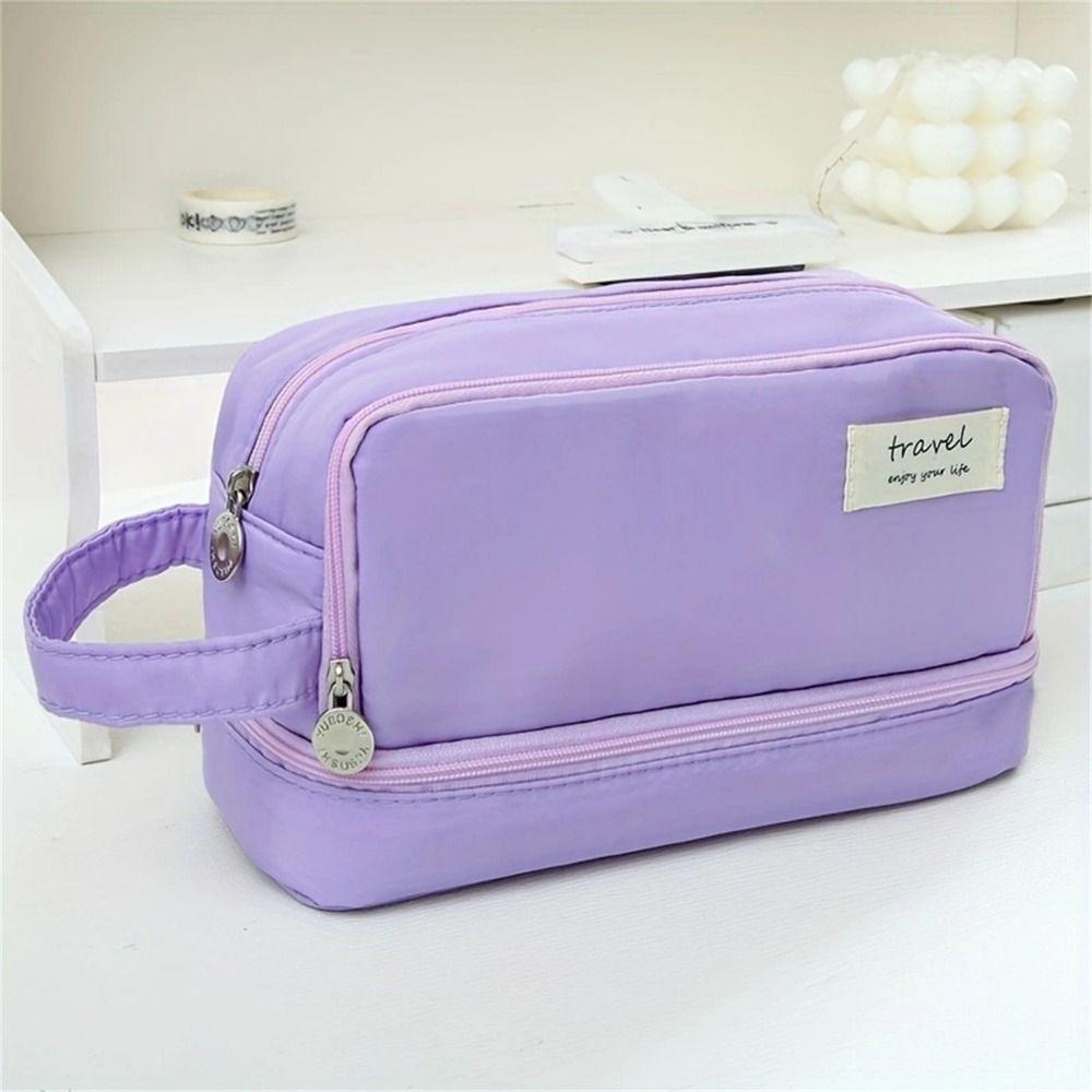 Three-layer Macaron Pencil Case Pencil Bag Multifunction Pencil Case Stationery