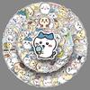 101 Chiikawa Graffiti Stickers Cartoon Cute Giikawa Decorative Water Cup Mobile Phone Small Mochi Stickers