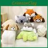 Cartoon Fox Koala Crocodile Plush Hug Pillow With Short Plush Material For Gift