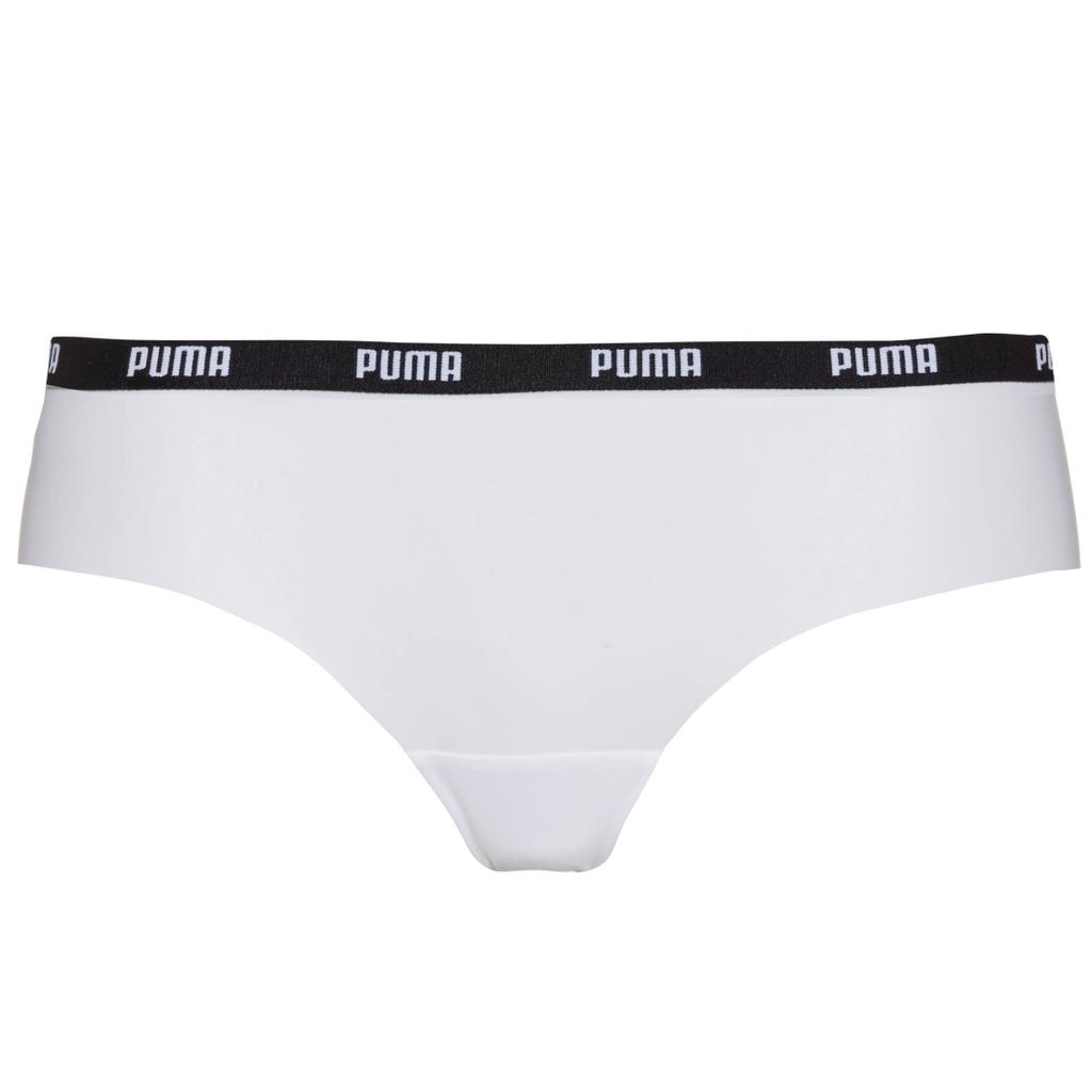 Puma Brazilian Briefs 2 Pack, Womens White Panties