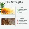 Номерной знак D Flat Sunflower Декоративная крышка номерного знака Автомобильный декоративный аксессуар (xcm) Только для декоративного использования