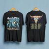 Футболка Great White 1991 Hooked Tour, Винтажная футболка унисекс группы Great White Hard Rock 1991 года