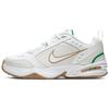 Air Monarch IV White Lucky Green Gold Men Sneakers Phantom-Grey Metallic-Gold 415445-103