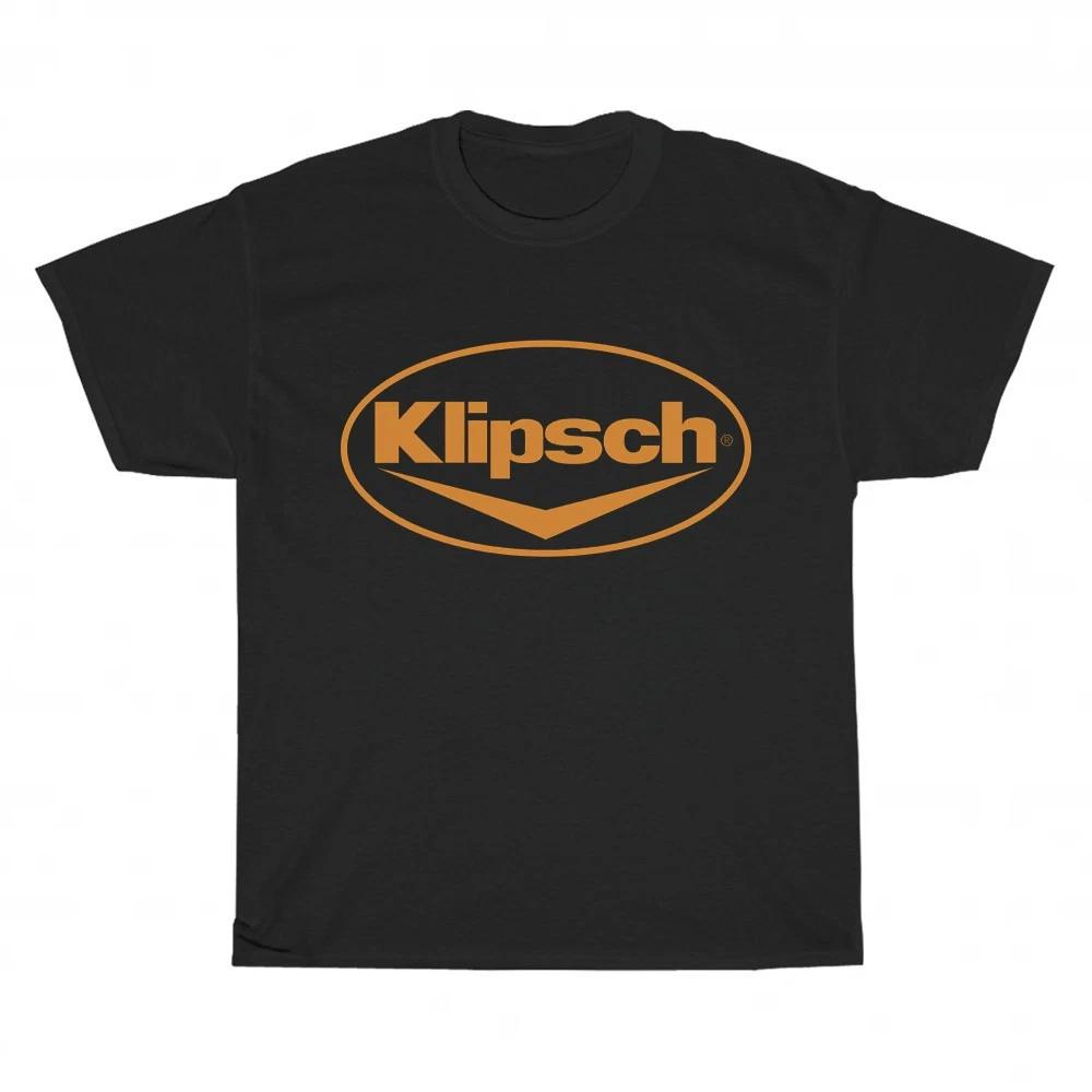 Новая Унисекс Футболка с Логотипом Klipsch Смешной Размер от S до 5XL