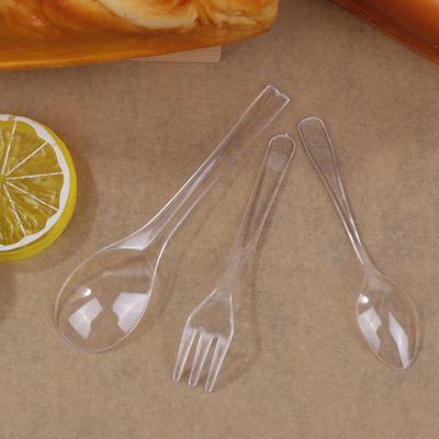50/100 шт одноразовые мини-ложки для дегустации десертов вилка для мороженого торта желе пудинг вечеринка прозрачные пластиковые сервировочные ложки