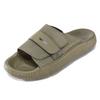 Leather Look Slide Sandals Cushioned Footbed Summer Outdoor Beach Slippers Comfortable Casual Walking Footwear Casual Wear