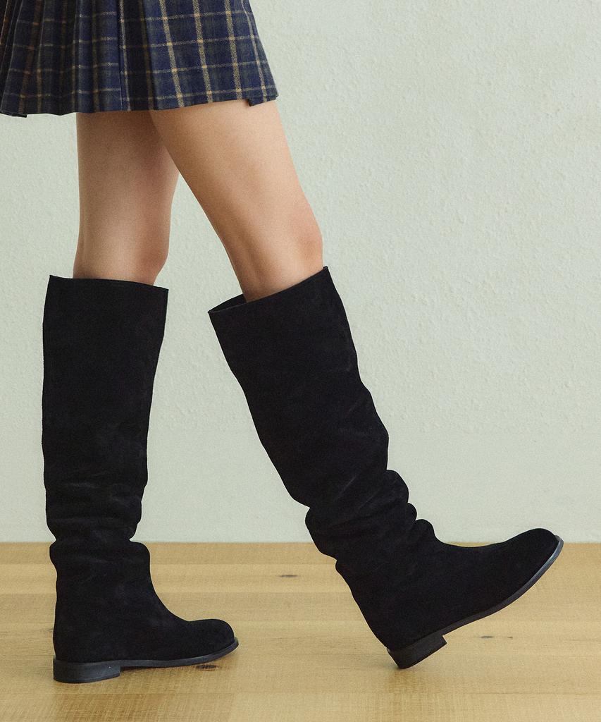 The Johi Vintage Knee-High Boots_2.5Cm, 5Cm (A Type)