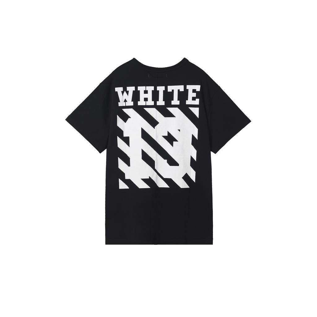 Off-White Футболка Caravaggio 'Черно-белая' Мужская AU1001-03-05