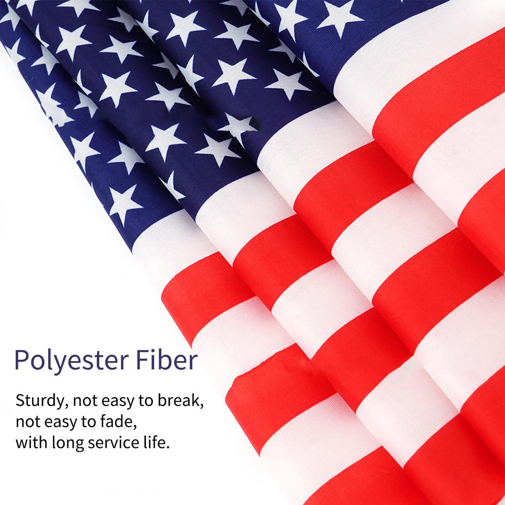 America Flag US Polyester Flag of the United States USA Stars Stripe 90x150cm 3x5ft Outdoor Interior Decoration with Grommets