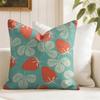 Strawberry Pattern Cushion Cover Natural Linen Pillow Cover DoubleSided Print Cushion Cover for Sofa Home Decor