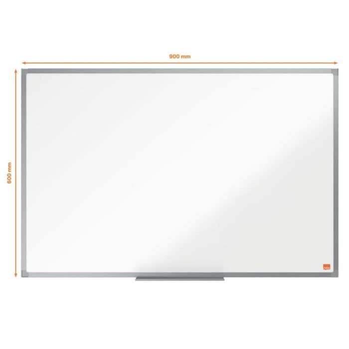 Nobo Tableau blanc magnétique Essence Émail 90x60 cm