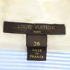 Louis Vuitton Сделано во Франции Хлопковая рубашка с длинным рукавом 36 С оборками Женская Б/У
