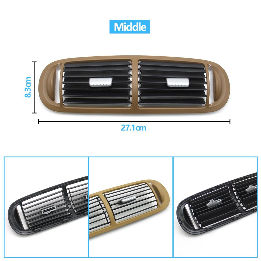 LHD RHD Car Front Dashboard Left Right Center Air Vent Grille AC Vent Oulet Cover Panel For Porsche Cayenne 955 9PA 2003-2009