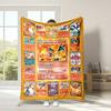 Japanese P0kem0n C-Charizard Cartoon Blanket for Children Sofa Throw Thin Blanket Bedroom Sofa Office All Seasons Gift Potdemiel