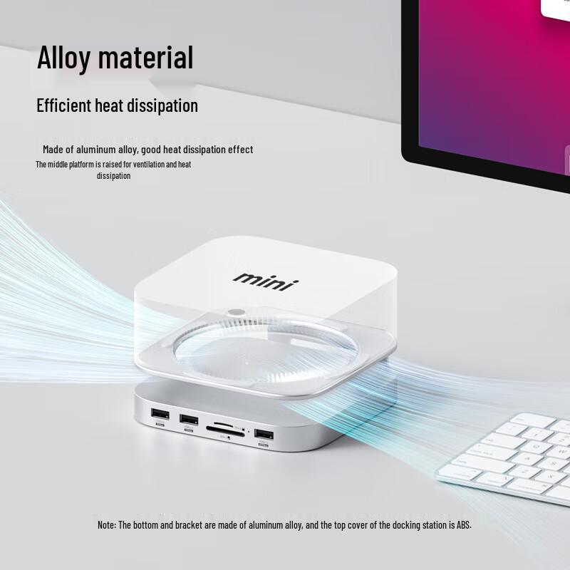 Hagibis Расширительный хаб Mac mini M4 со слотом для SSD