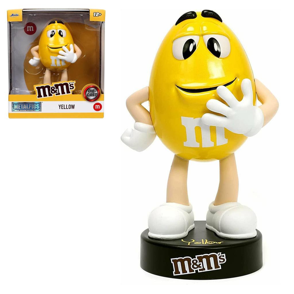 JADA TOYS Yellow Metal Figure 4 Inch Diecast Display Interior M&M's M&M's [Item]