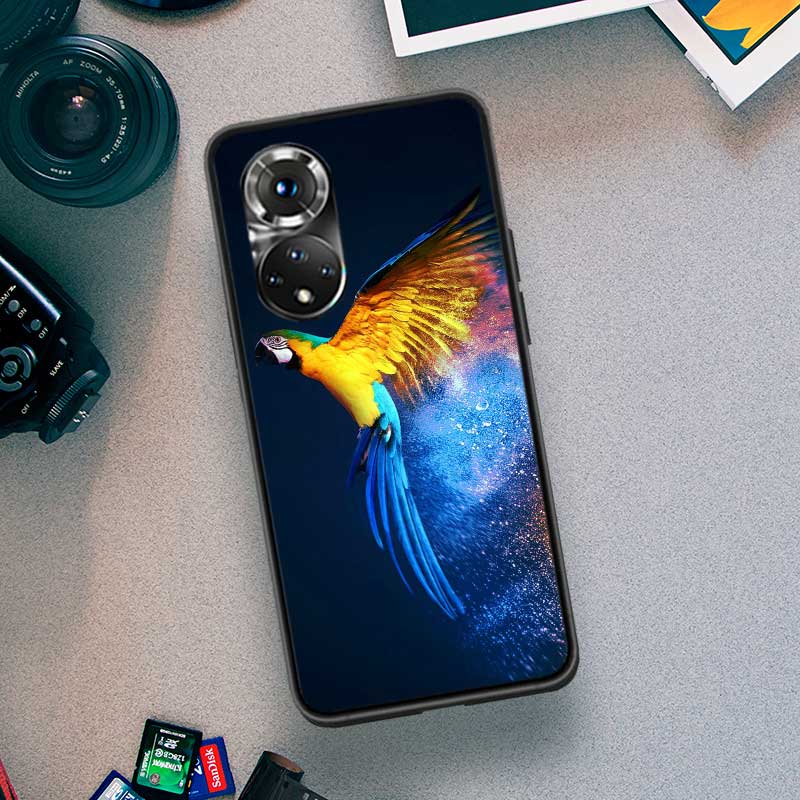 Чехол для телефона Parrot Bird для Huawei P Smart 2021 Y5 Y6 Y7 Y9 Honor 50 20 Pro 10 10I 9 9X Y9S 8 8A 8X 8S 7S