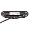 Musiclily Basic HOT RAILS Звукосниматель Humbucker для гитары ST Strat Электрический Белый корпус с хромированными планками Одноразмерный для гитары,