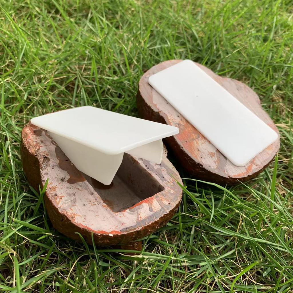 Уличный ящик для хранения ключей Уличный хранитель ключей Секретный тайник Скрытый ящик для хранения Декор двора Уличный Каменный ящик для ключей